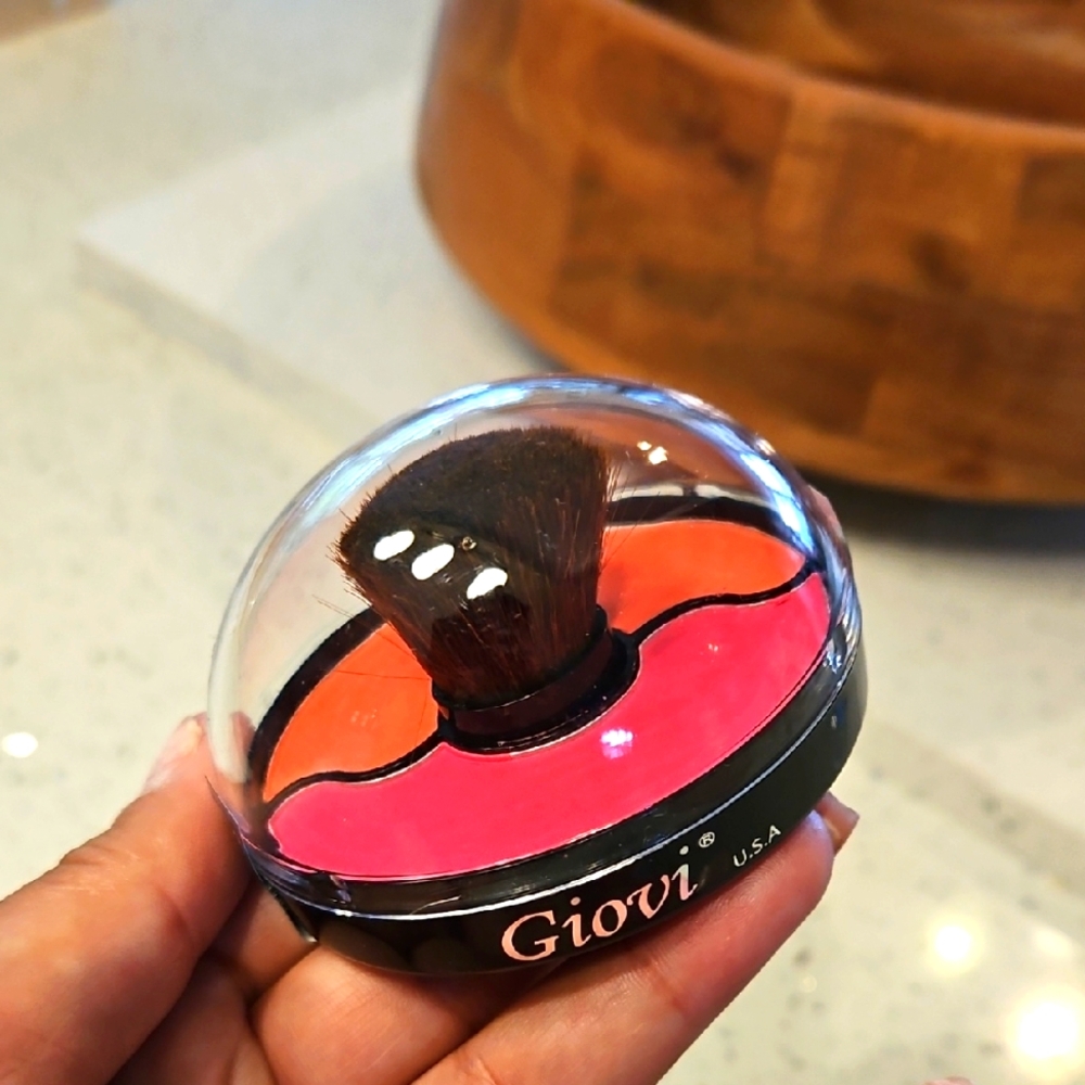 Giovi Makeup DUO BLUSH WITH Brush